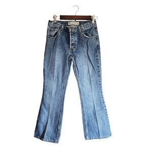 American Eagle Outfitters Mid-Rise Bootcut Denim Jeans Womens size 2 Petite